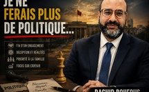 ​Je ne ferais plus de politique…