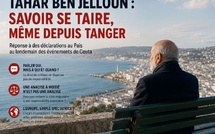 Tahar Ben Jelloun : savoir se taire, même depuis Tanger