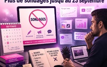Plus de sondages jusqu’au 23 septembre