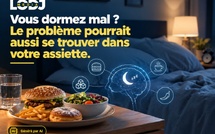 Vous dormez mal ? Le problème pourrait aussi se trouver dans votre assiette
