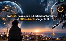 En 2035, nous serons 8,9 milliards d’humains… et 900 milliards d’agents IA