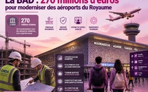 La BAD : 270 millions d’euros pour moderniser des aéroports du Royaume