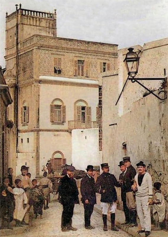 Casablanca entre 1940-1970 Rue et consulat d'Allemagne Casablanca entre 1940-1970 Rue et consulat d'Allemagne