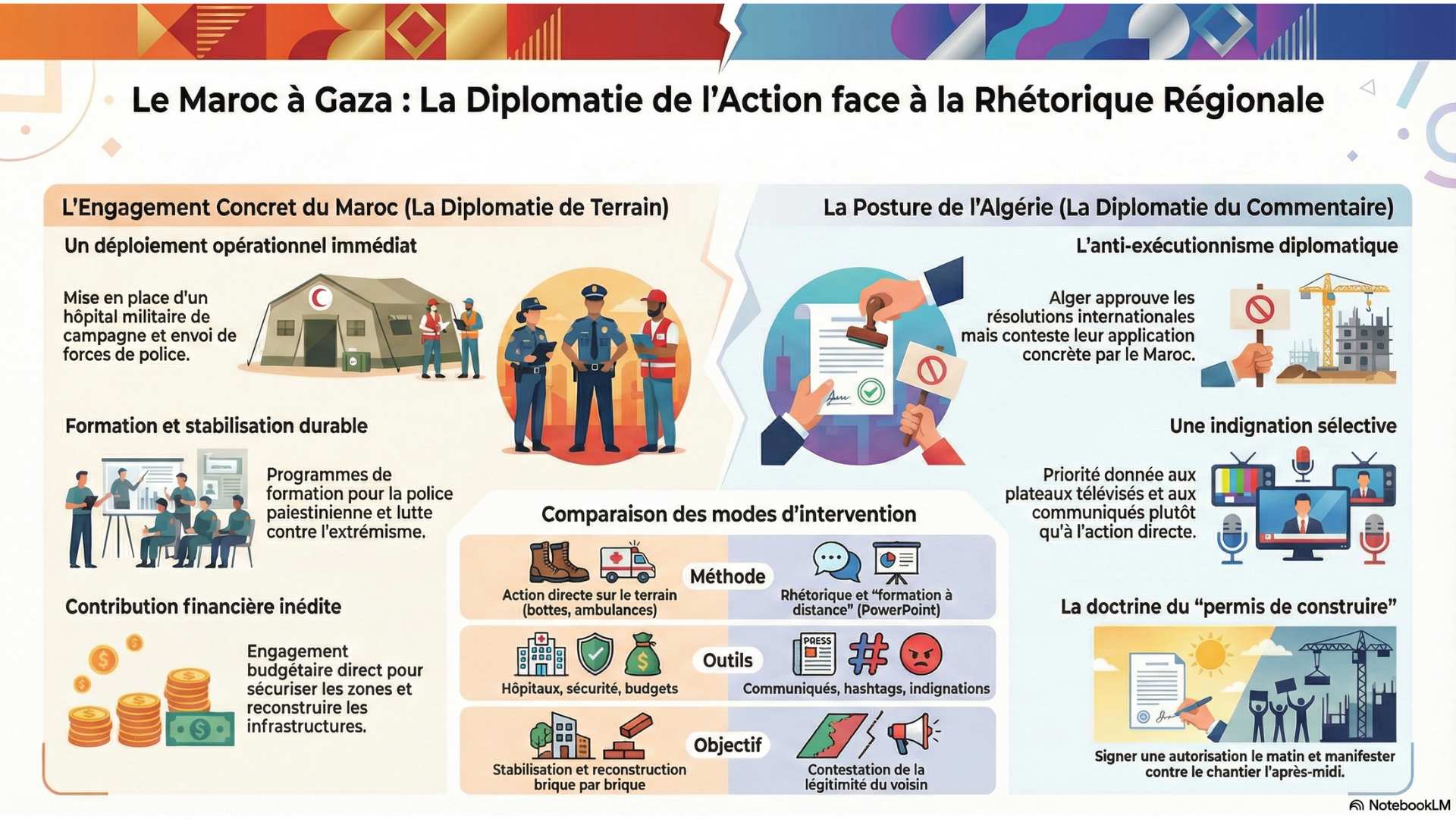 Podcast : Gaza : La diplomatie des actes face à la diplomatie des mots