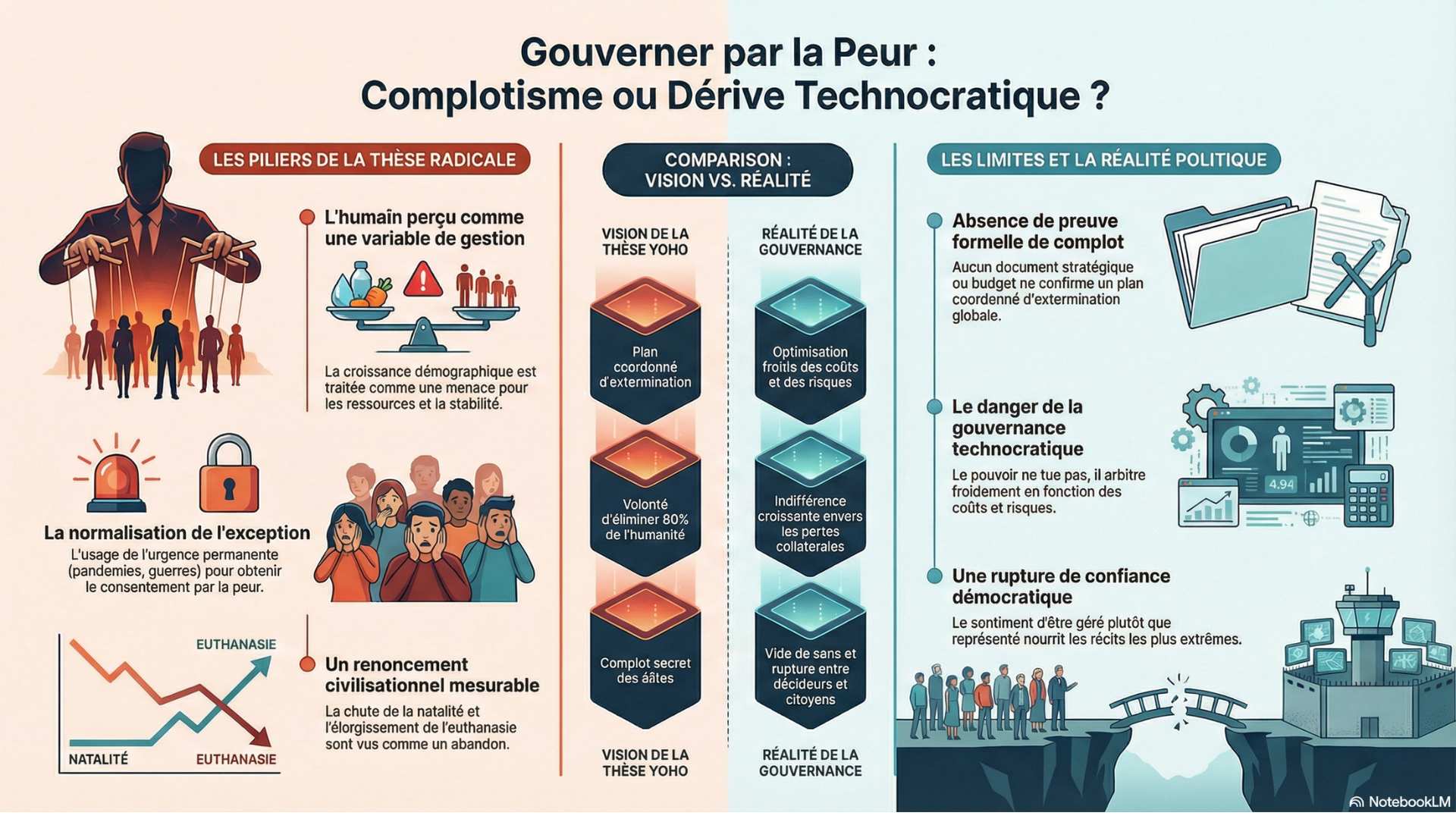 Podcast : L'énigme de la dépopulation mondiale et Gouverner par la peur 